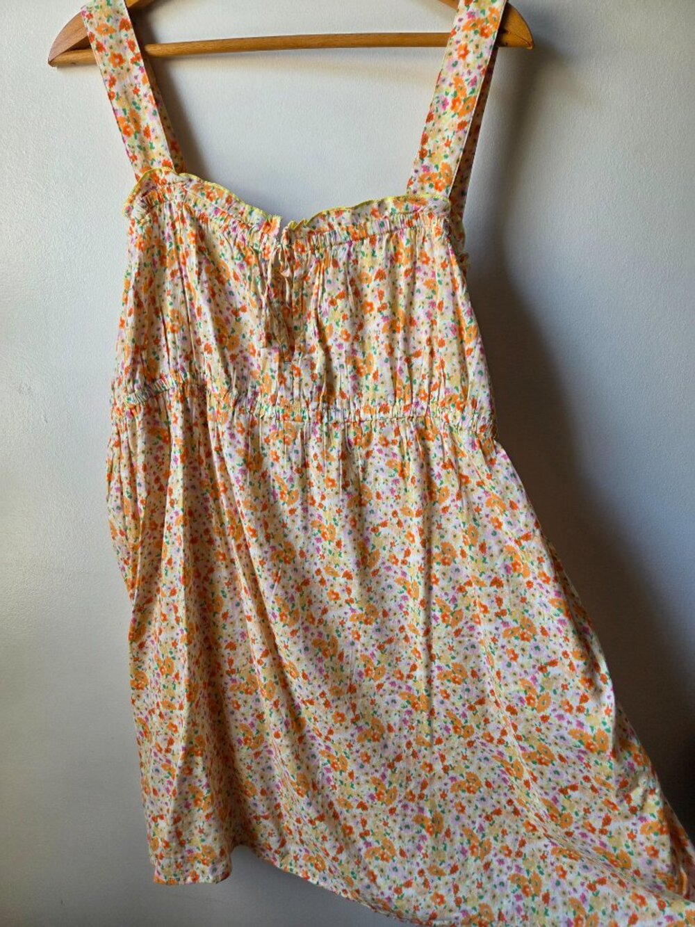 NWT OLD NAVY O.N.L.Y. DITSY FLORAL TANK DRESS MILKMAID SIZE XL